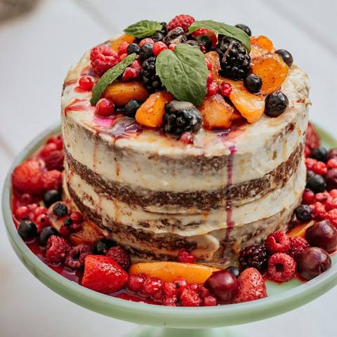 Fresh Fruit Cake