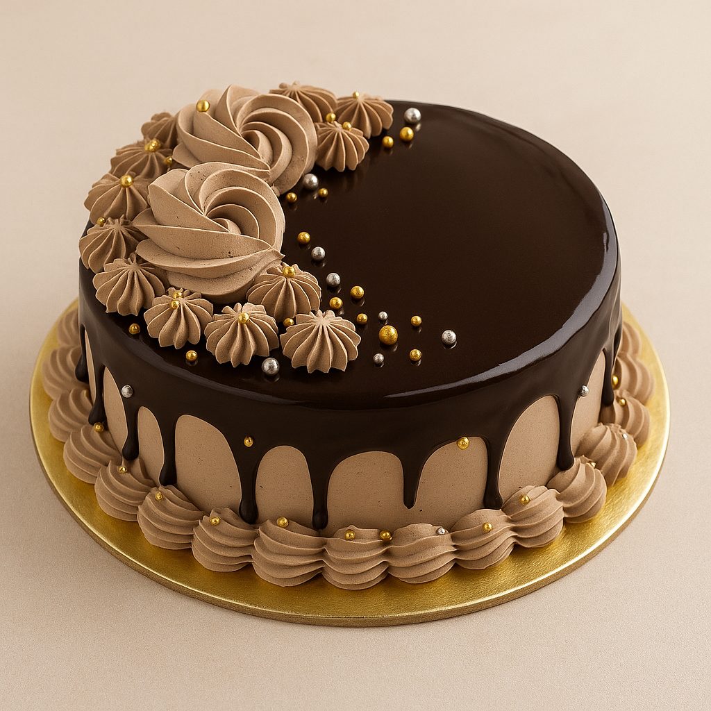 Chocolate Celebration Cake — Cakes from Cakeloo Bakery, Patna