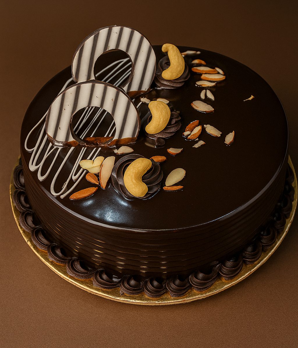 Chocolate Truffle Dry Fruit Cake — Cakes from Cakeloo Bakery, Patna