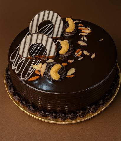 Chocolate Truffle Dry Fruit Cake — Classic Cakes from Cakeloo Bakery, Patna